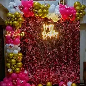 Shimmer wall Birthday Decoration