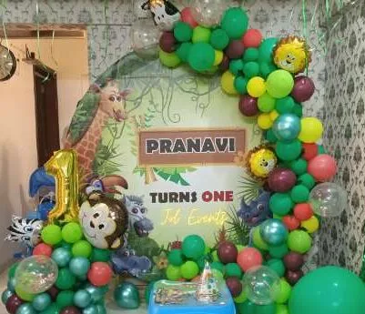 Jungle Theme Decoration for kids Birthday party in pune (2)