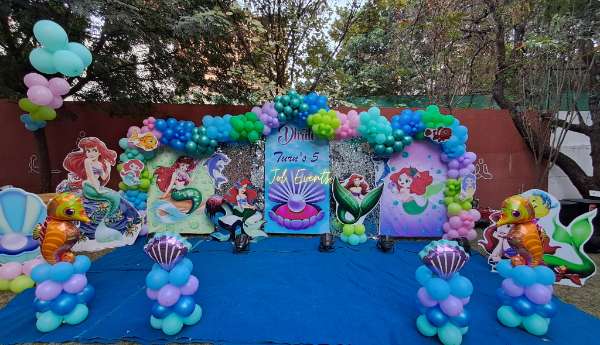 MermaidTheme Decoration for kids Birthday party in pune