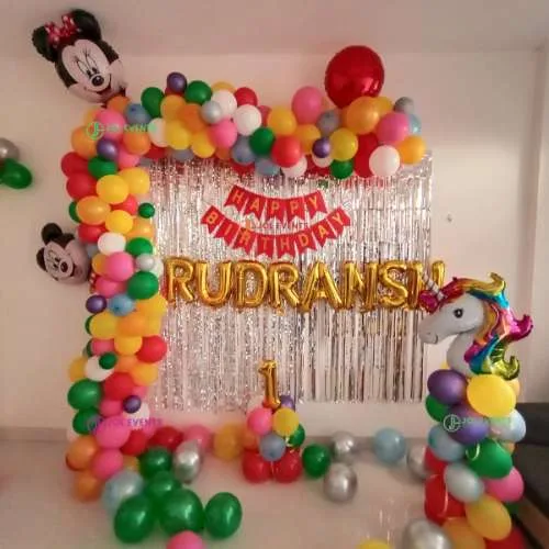 Mickey mouse theme balloons decoration copy 2