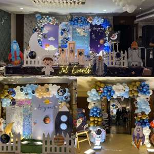 Space Theme Decoration For Kids Birthday Party Pune